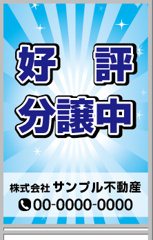 好評分譲中 A型看板［フルカラー］0501-01-23-02